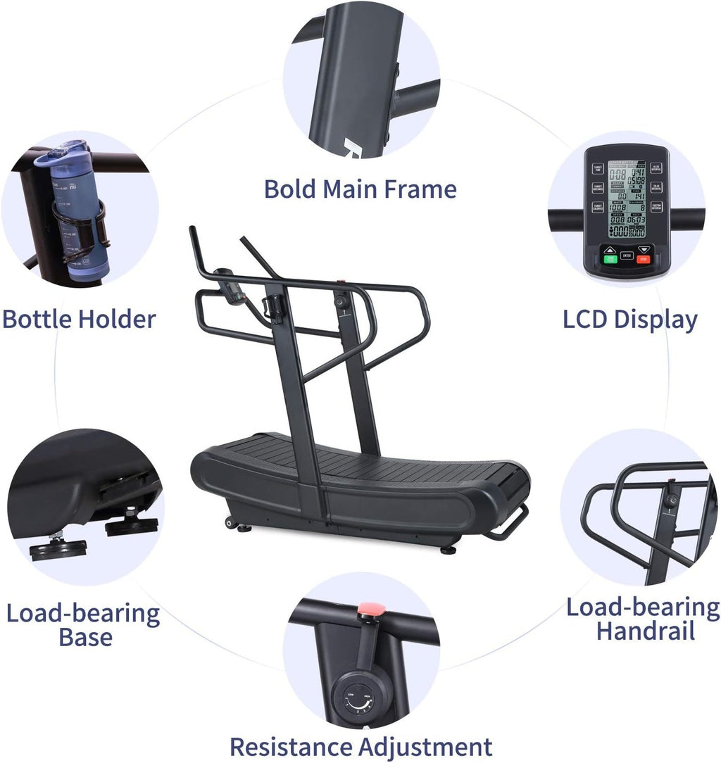 Home Commercial Curved Running Treadmill