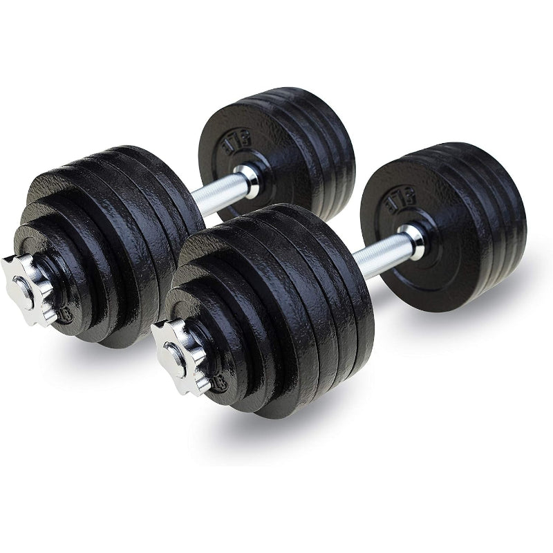 Cast Iron Adjustable Dumbbell Weight Set
