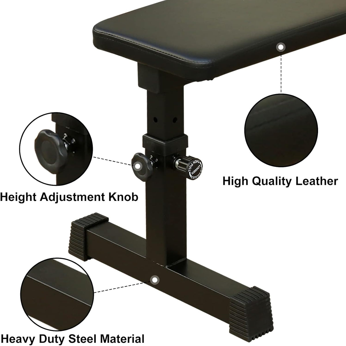 Adjustable Flat Home Gym Weight Workout Bench