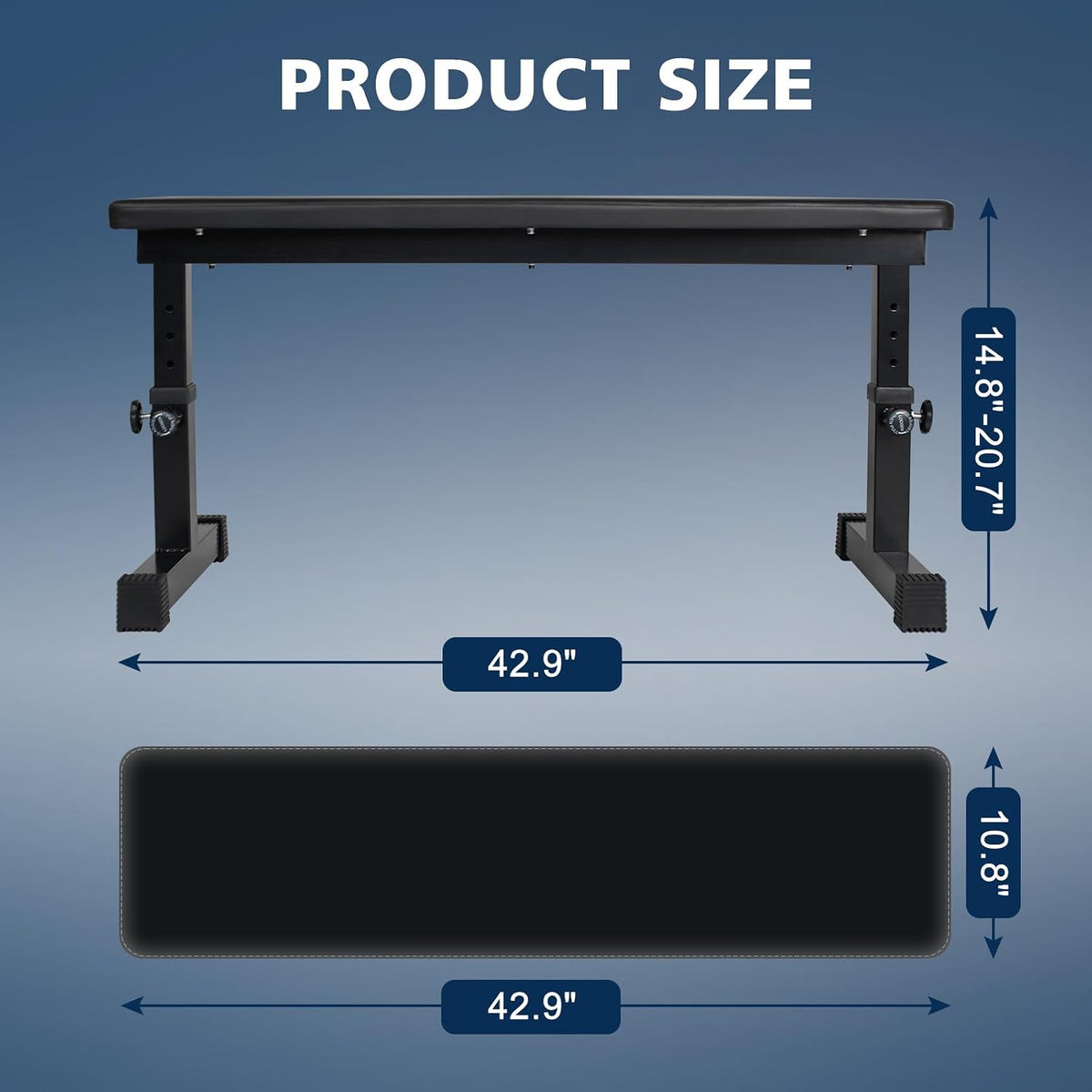Heavy‑Duty Adjustable Home Gym Weight Bench