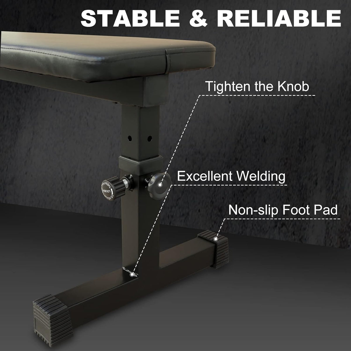 Adjustable Flat Home Gym Weight Workout Bench