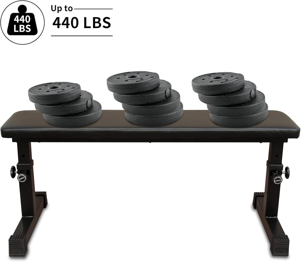 Adjustable Flat Home Gym Weight Workout Bench