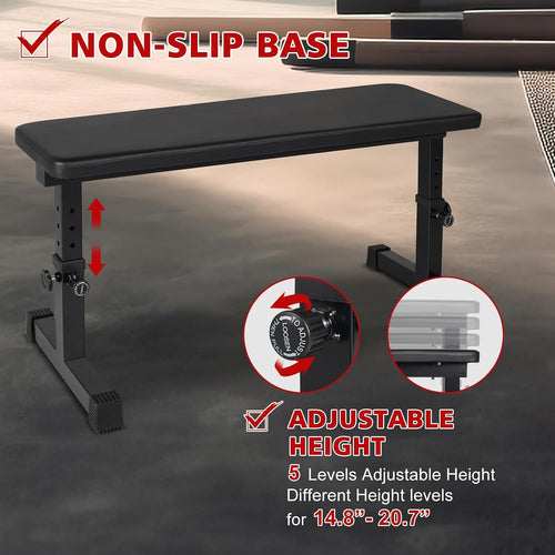 Adjustable Heavy‑Duty Home Gym Weight Bench