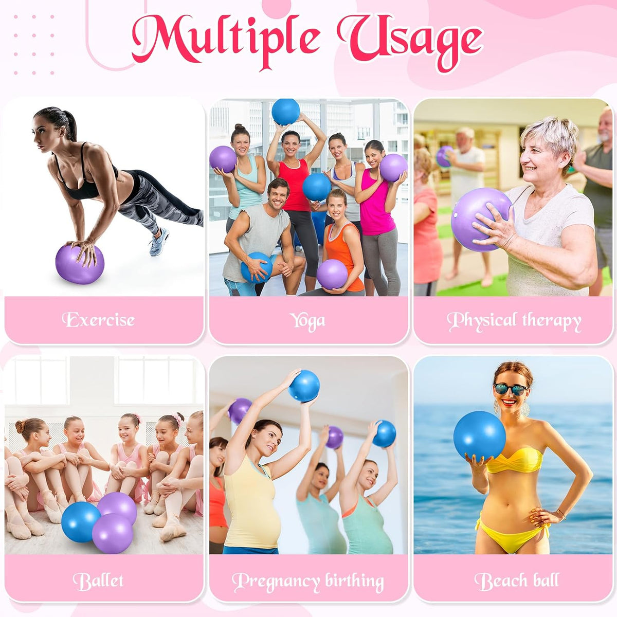 Mini Small Pilates Yoga Exercise Balls