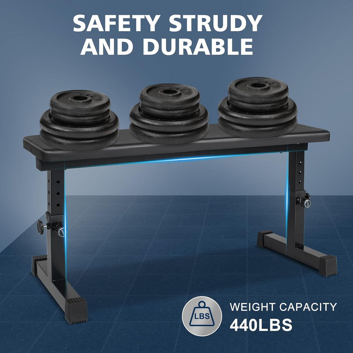 Heavy‑Duty Adjustable Home Gym Weight Bench