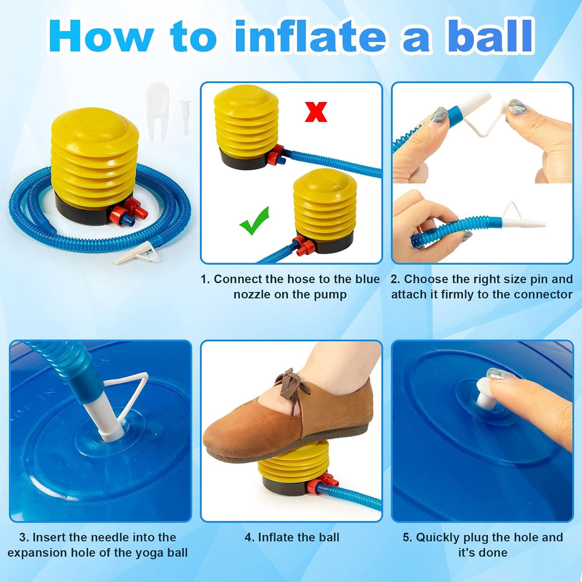 Mini Pilates Fitness Yoga Exercise Balls