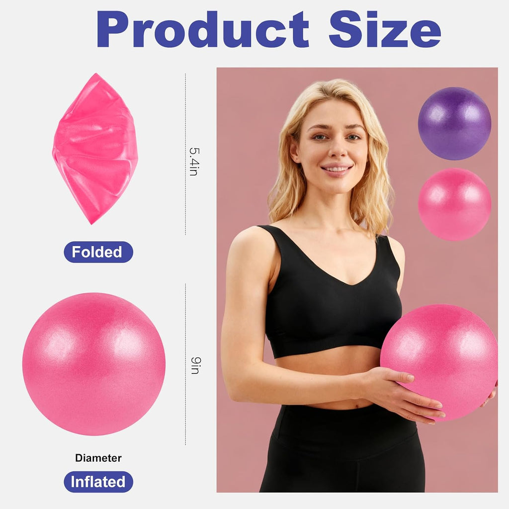 Mini Pilates Yoga Core Workout Exercise Ball