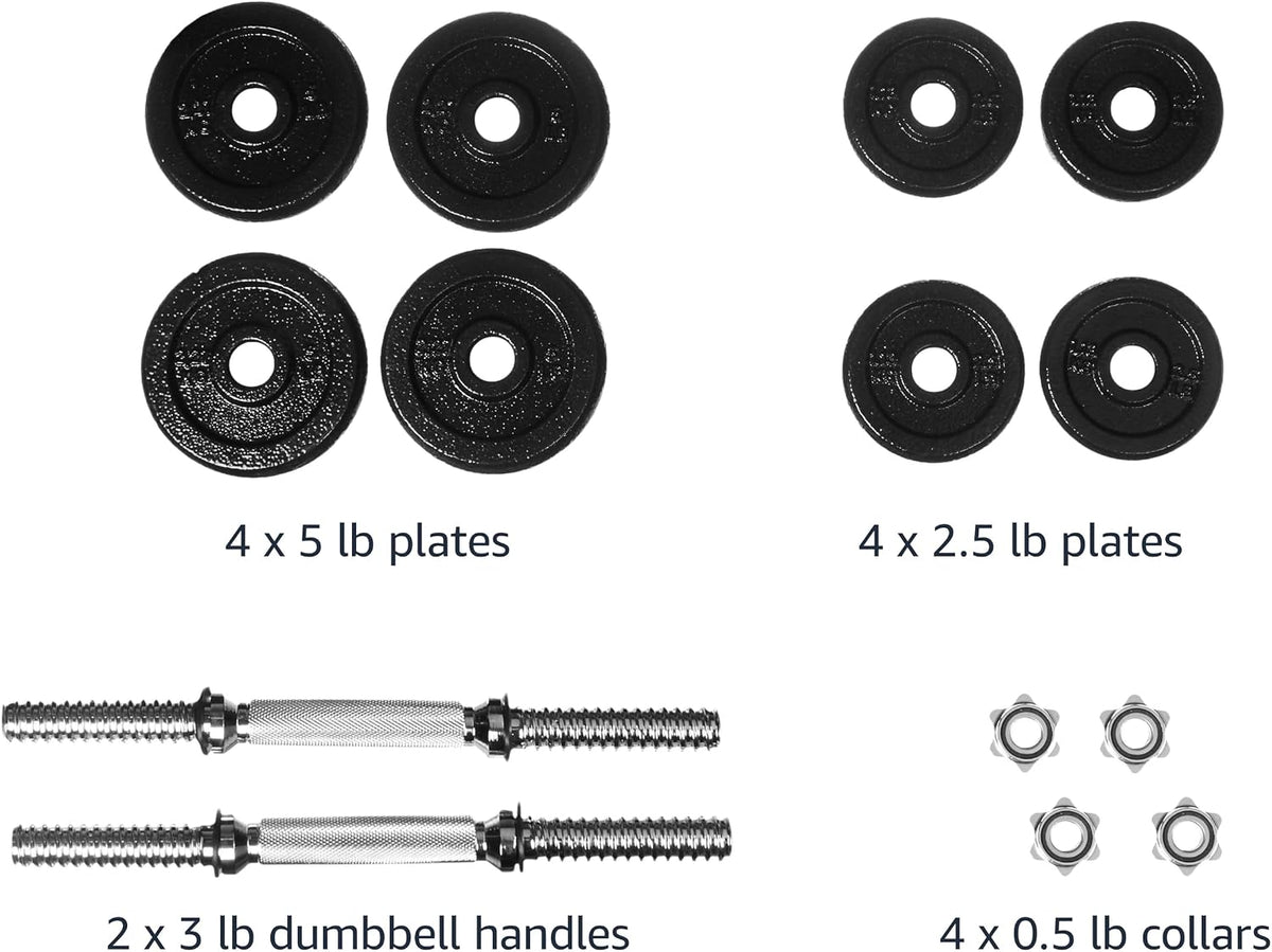 Basics Adjustable Dumbbell Set