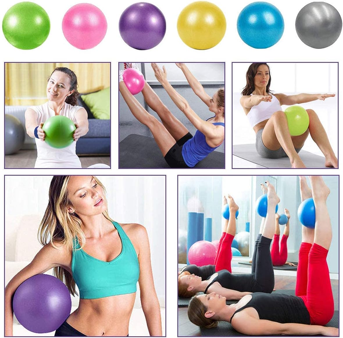 Mini Pilates Yoga Core Training Exercise Balls