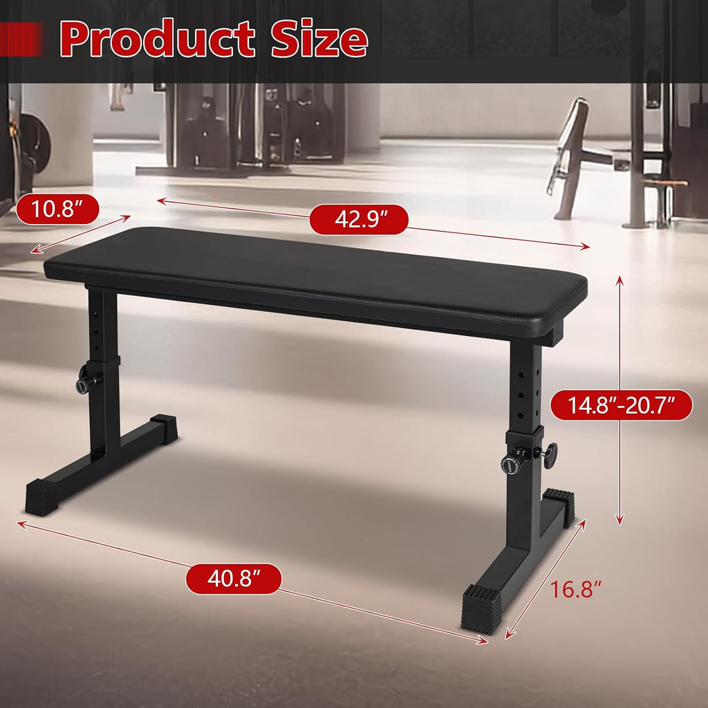 Adjustable Heavy‑Duty Home Gym Weight Bench