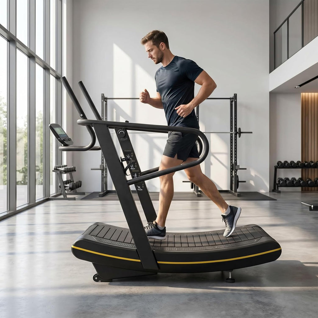 Home Gym Curved Manual Treadmill