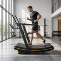 Home Gym Curved Manual Treadmill