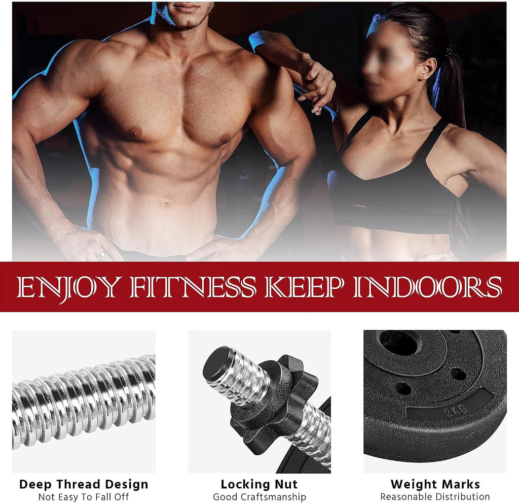 Spinlock Adjustable Free Weight Dumbbell Set