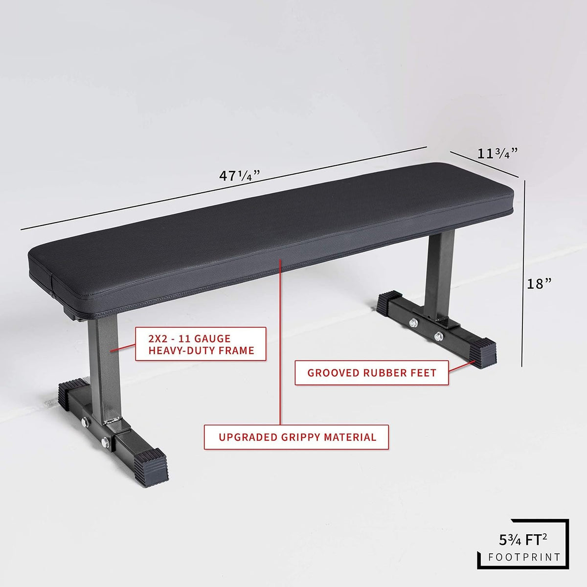Foldable Heavy‑Duty Home Gym Weight Bench