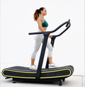 Curved Non‑Motorized Manual Treadmill