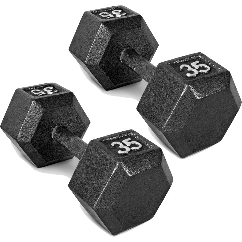 Cast Iron Hex Fitness Dumbbell Weights