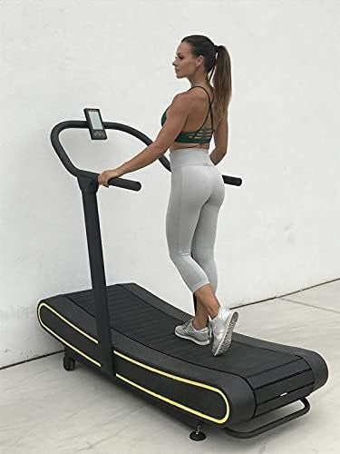 Curved Non‑Motorized Manual Treadmill