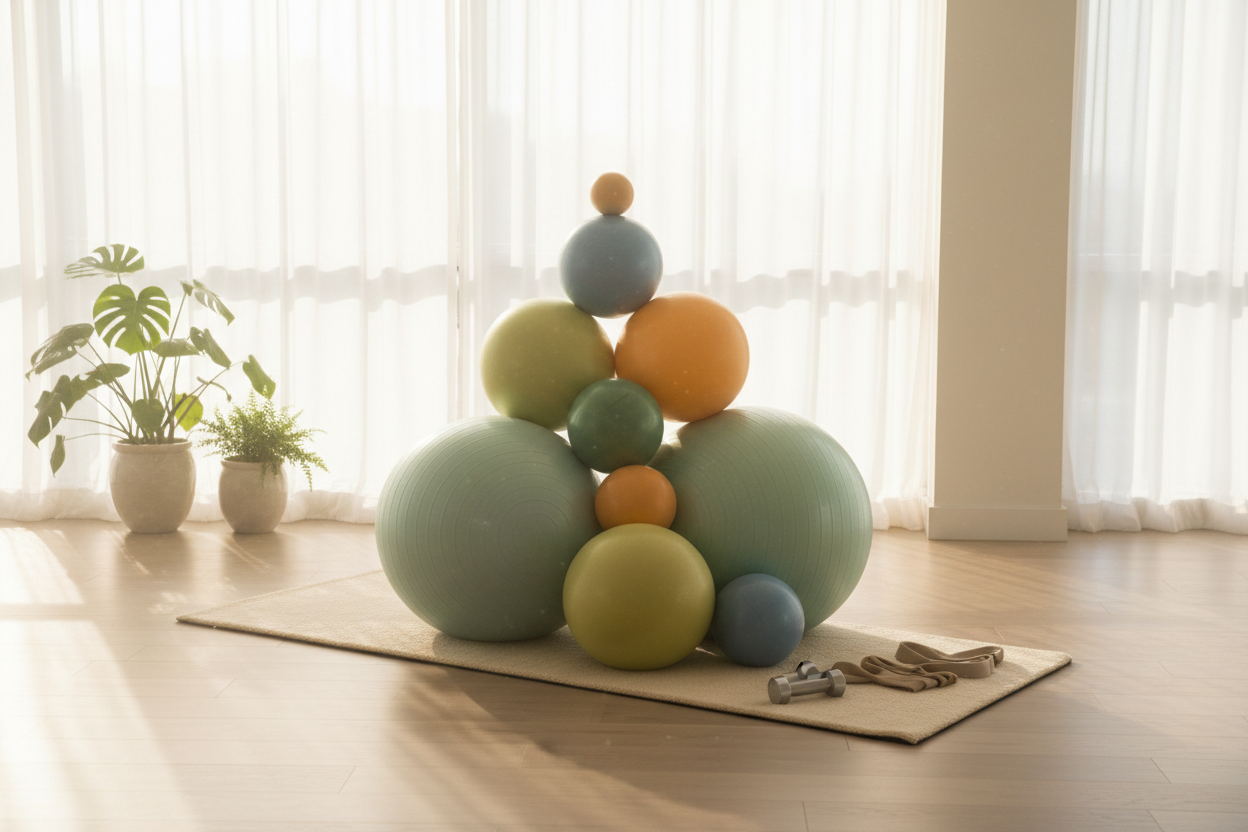 Pilates Ball Set